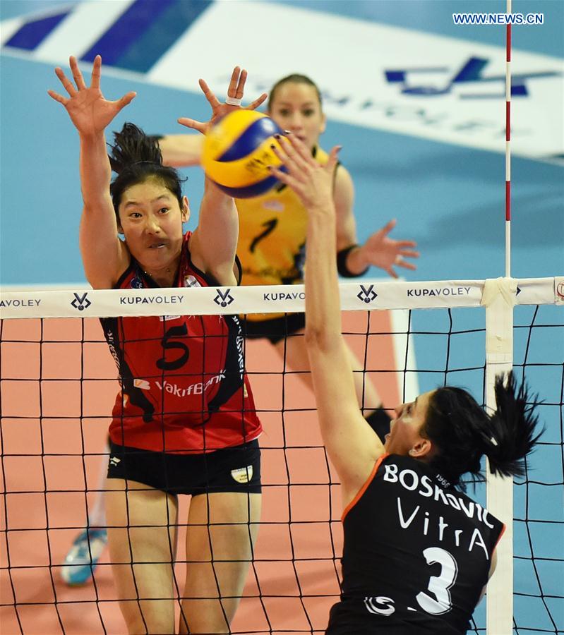 (SP)TURKEY-ANKARA-VOLLEYBALL-TURKISH CUP-FINAL-VAKIFBANK VS ECZACIBASI