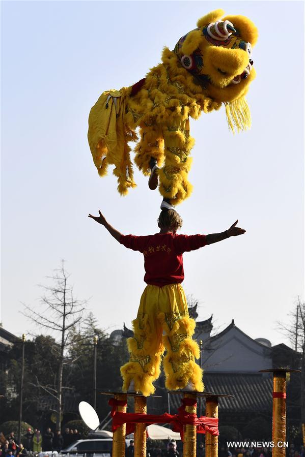 CHINA-SHANDONG-LION DANCE (CN)