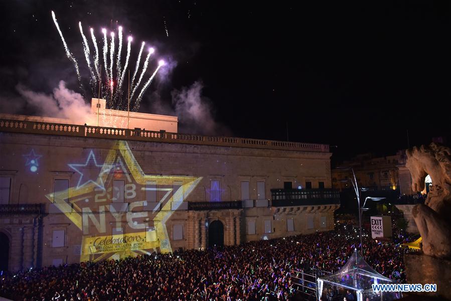 MALTA-VALLETTA-NEW YEAR-CELEBRATIONS 