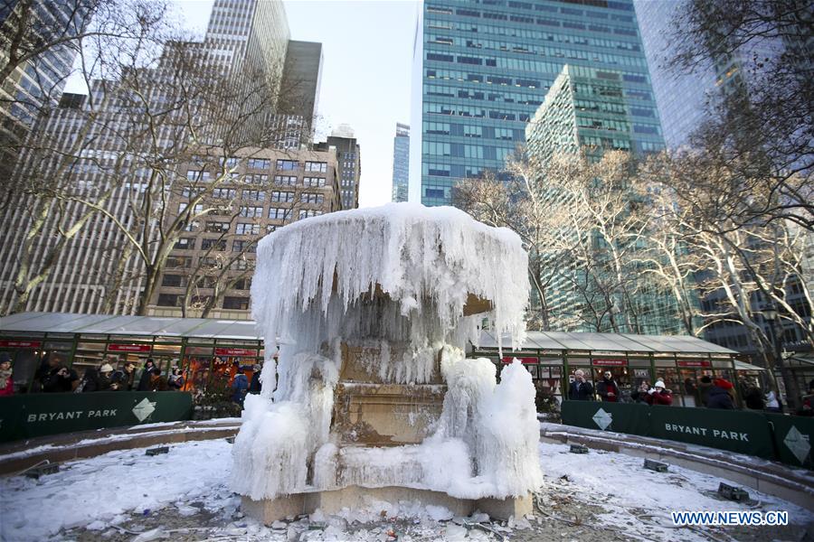 U.S.-NEW YORK-LOW TEMPERATURE