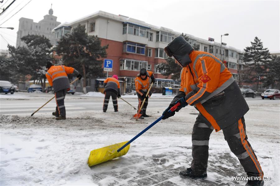 CHINA-CHANGCHUN-SNOWFALL (CN)