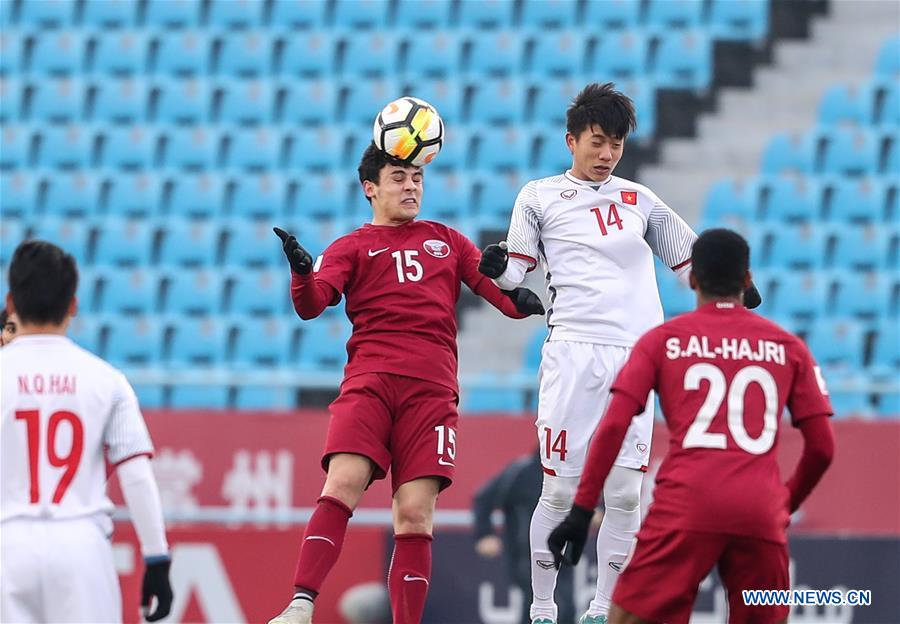 (SP)CHINA-CHANGZHOU-SOCCER-AFC U23 CHAMPIONSHIP-SEMIFINAL-QATAR VS VIETNAM (CN)