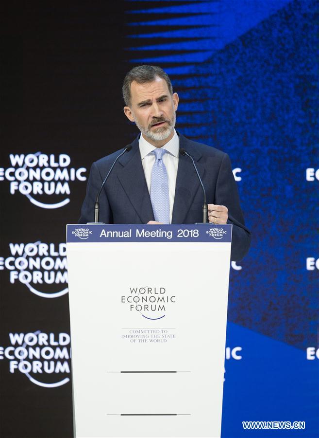 SWITZERLAND-DAVOS-WEF ANNUAL MEETING-SPAIN