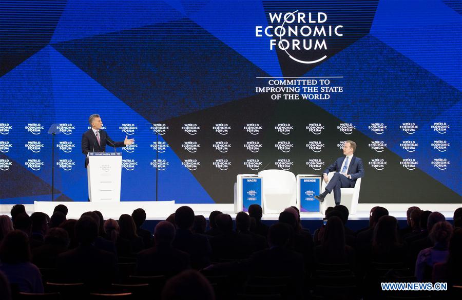 SWITZERLAND-DAVOS-WEF ANNUAL MEETING-ARGENTINA-PRESIDENT