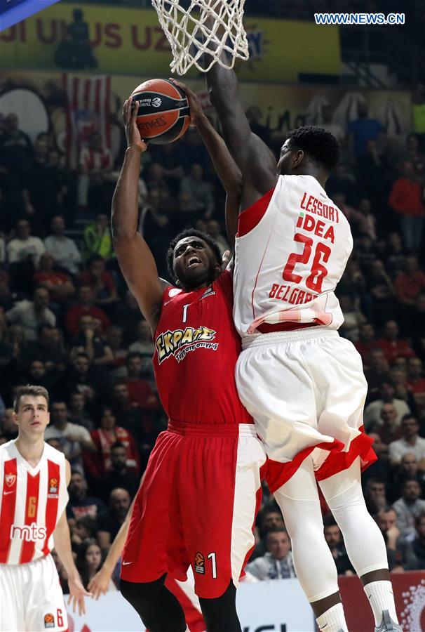 (SP)SERBIA-BELGRADE-EUROLEAGUE-BASKETBALL-CRVENA ZVEZDA VS OLYMPIACOS