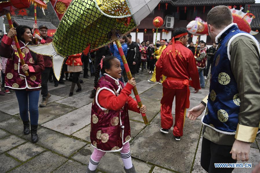 CHINA-ZHEJIANG-FOREIGNER-SPRING FESTIVAL(CN)