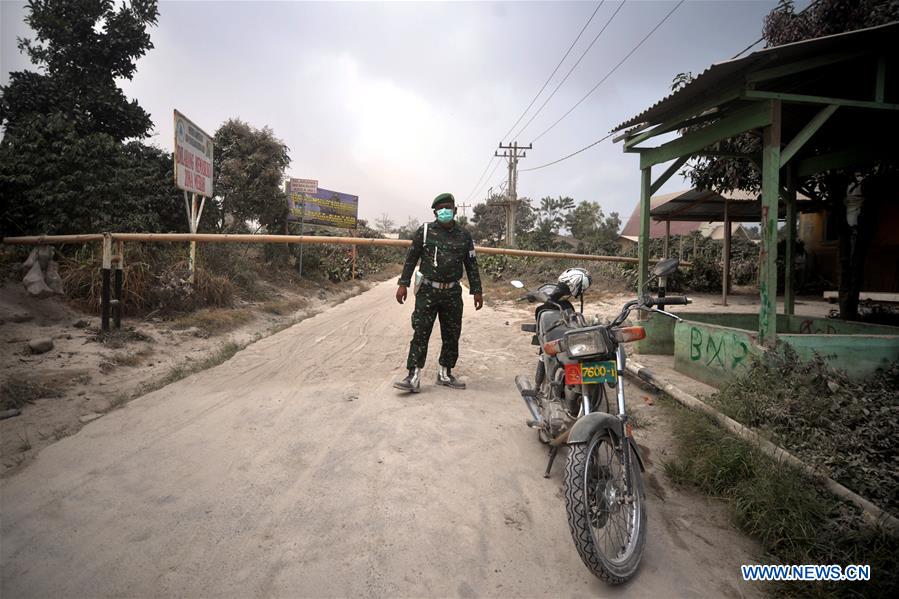 INDONESIA-NORTH SUMATERA-MOUNT SINABUNG ERUPTION-AFTERMATH