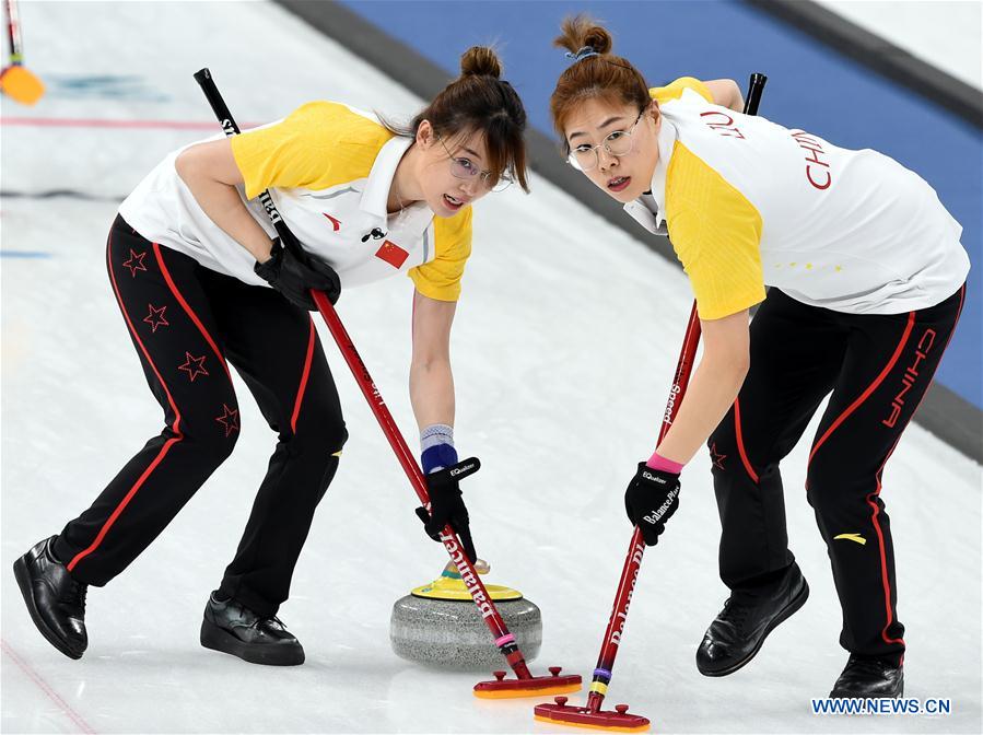 (SP)OLY-SOUTH KOREA-PYEONGCHANG-CURLING-WOMEN'S ROUND ROBIN-CHN VS SWE