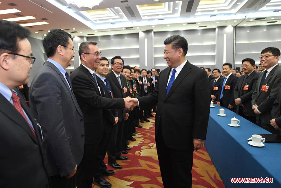 (TWO SESSIONS)CHINA-BEIJING-XI JINPING-CPPCC-JOINT PANEL DISCUSSION (CN)