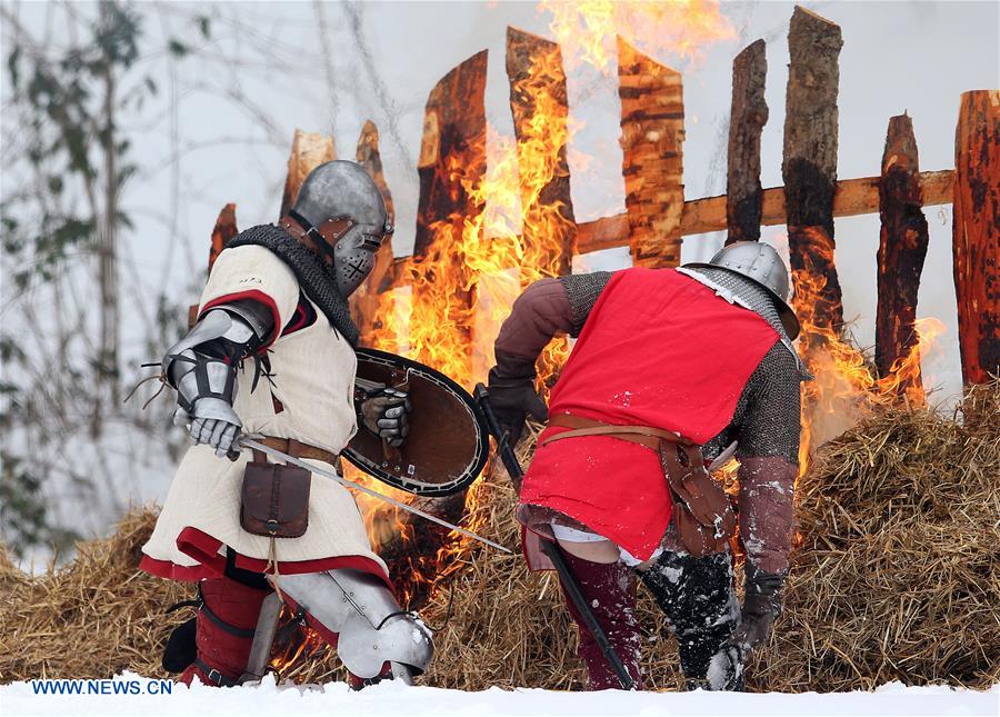 CROATIA-SAMOBOR-BATTLE OF SAMOBOR-RE-ENACTMENT