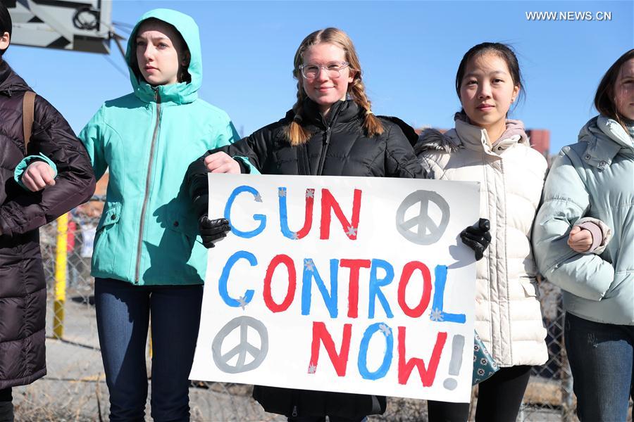 U.S.-CHICAGO-STUDENTS-NATIONAL SCHOOL WALKOUT-GUN VIOLENCE