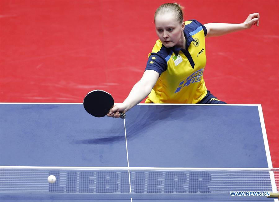 (SP)SWEDEN-HALMSTAD-TABLE TENNIS-WORLD TEAM CHAMPIONSHIPS-DAY 3