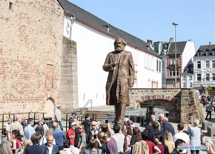 GERMANY-TRIER-KARL MARX STATUE-UNVEILING CEREMONY