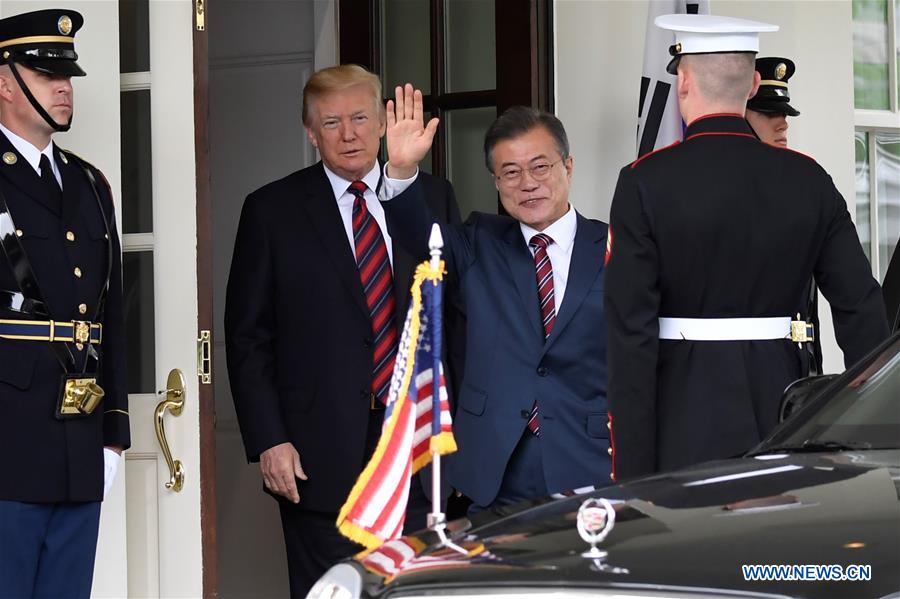 U.S.-WASHINGTON D.C.-TRUMP-ROK-PRESIDENT-MEETING