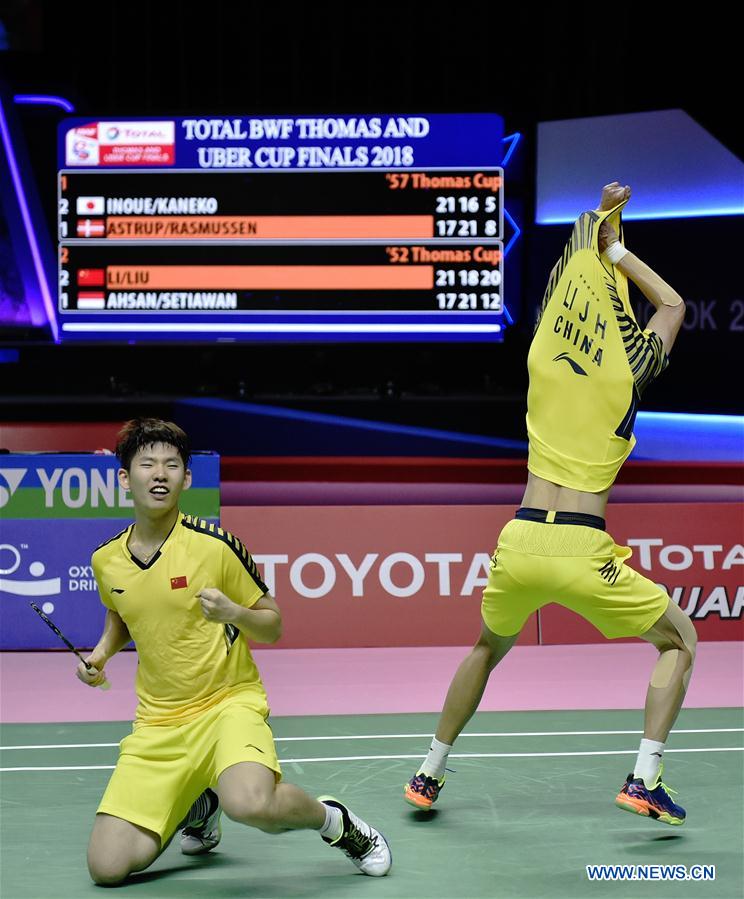 (SP)THAILAND-BANGKOK-BADMINTON-THOMAS CUP