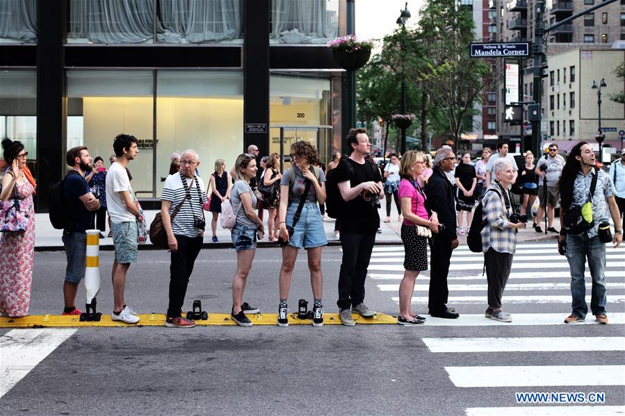 U.S.-NEW YORK-MANHATTANHENGE