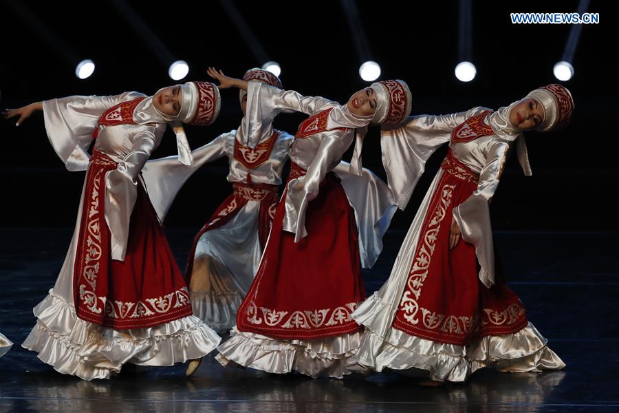 CHINA-BEIJING-SCO ART FESTIVAL-FOLK DANCE-SHOW (CN)