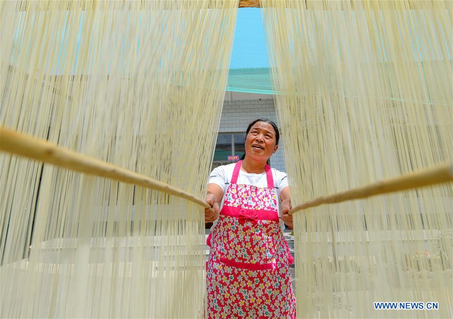 CHINA-HEBEI-HANDMADE HOLLOW NOODLES (CN)