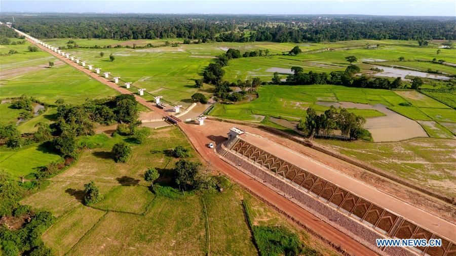 LAOS-VIENTIANE-CHINA-LAOS RAILWAY-MAIN CONSTRUCTION WORK