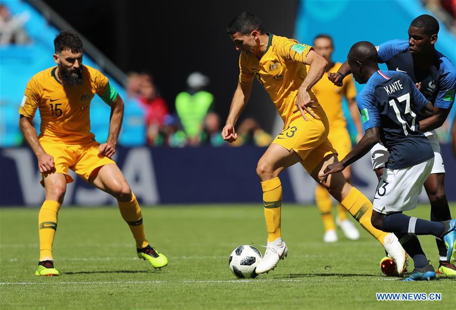 (SP)RUSSIA-KAZAN-2018 WORLD CUP-GROUP C-FRANCE VS AUSTRALIA