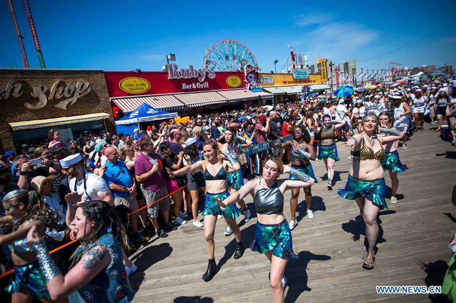 U.S.-NEW YORK-MERMAID PARADE