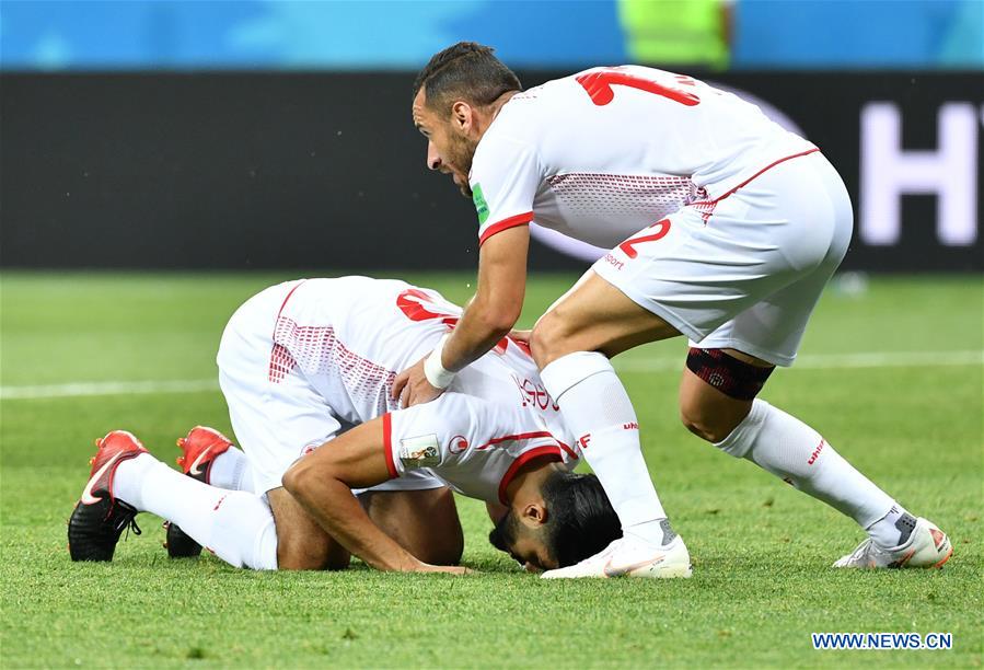 (SP)RUSSIA-VOLGOGRAD-2018 WORLD CUP-GROUP G-TUNISIA VS ENGLAND