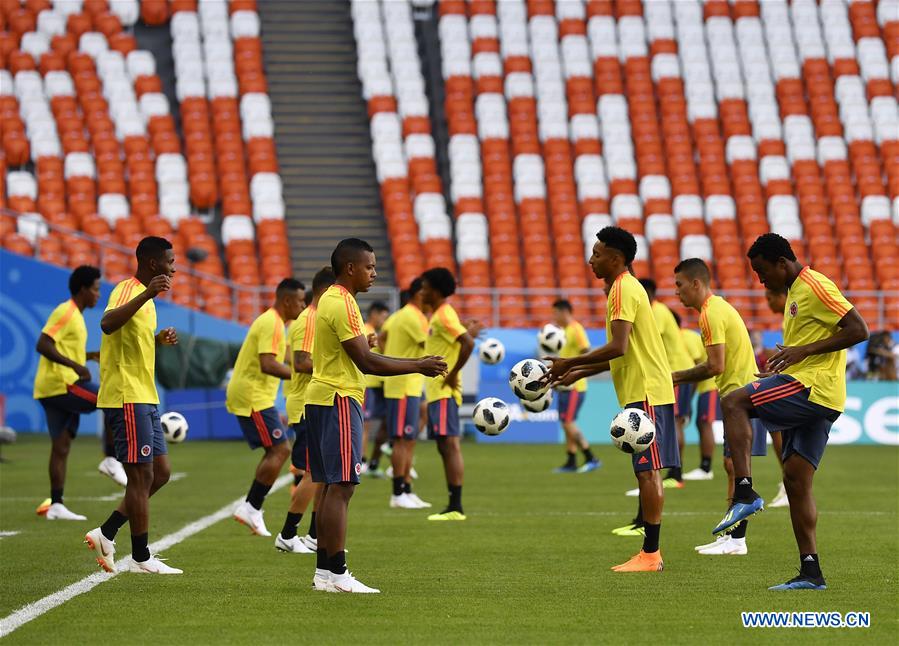 (SP)RUSSIA-SARANSK-2018 WORLD CUP-COLOMBIA-TRAINING