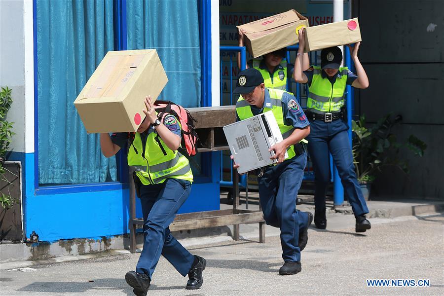 PHILIPPINES-RIZAL-EARTHQUAKE-DRILL