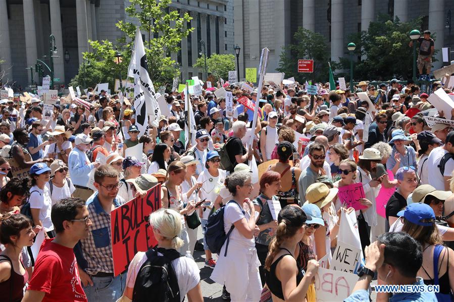 U.S.-NEW YORK-IMMIGRATION POLICY-PROTEST