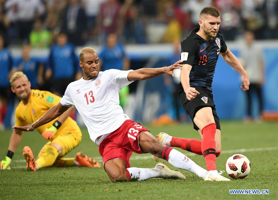 (SP)RUSSIA-NIZHNY NOVGOROD-2018 WORLD CUP-ROUND OF 16-CROATIA VS DENMARK