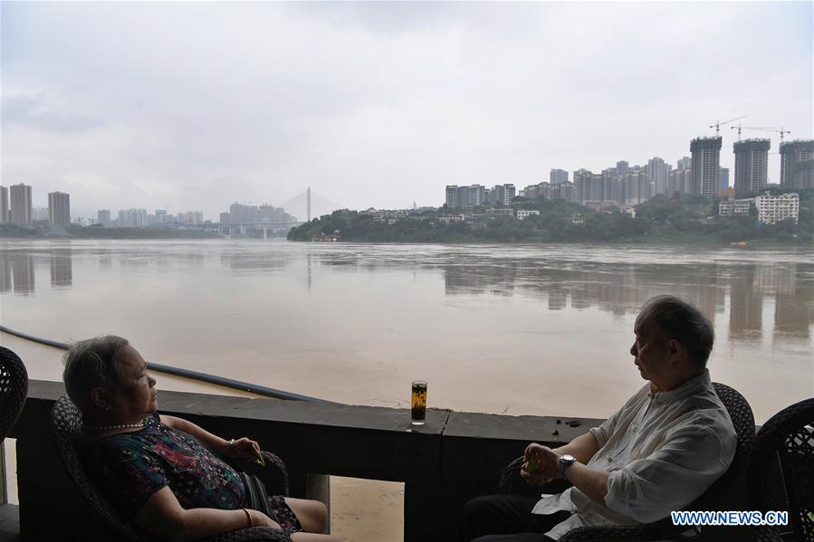 CHINA-CHONGQING-JIALING RIVER-WATER LEVEL (CN)