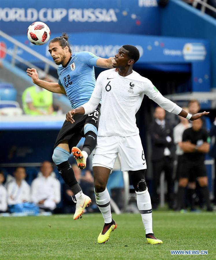 (SP)RUSSIA-NIZHNY NOVGOROD-2018 WORLD CUP-QUARTERFINAL-URUGUAY VS FRANCE