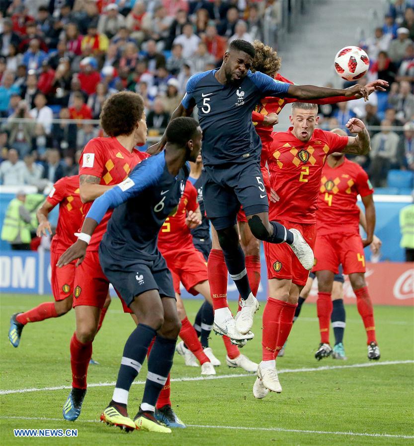 (SP)RUSSIA-SAINT PETERSBURG-2018 WORLD CUP-SEMIFINAL-FRANCE VS BELGIUM