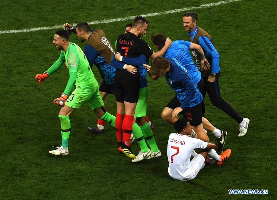 (SP)RUSSIA-MOSCOW-2018 WORLD CUP-SEMIFINAL-ENGLAND VS CROATIA