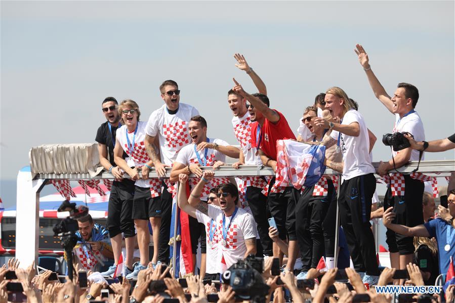 (SP)CROATIA-ZAGREB-FIFA WORLD CUP-NATIONAL TEAM-ARRIVAL