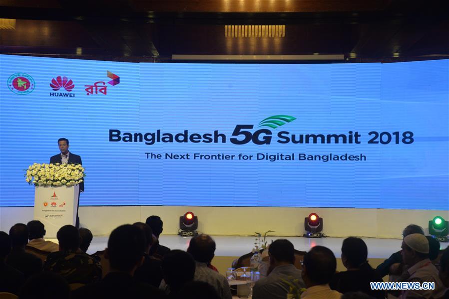 BANGLADESH-DHAKA-HUAWEI-5G-TRIAL