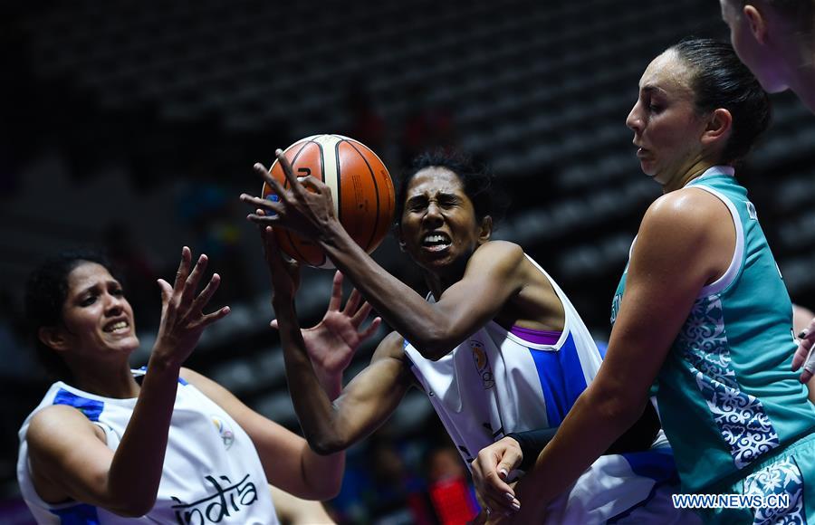 (SP)INDONESIA-JAKARTA-ASIAN GAMES-WOMEN'S BASKETBALL-INDIA VS KAZAKHSTAN