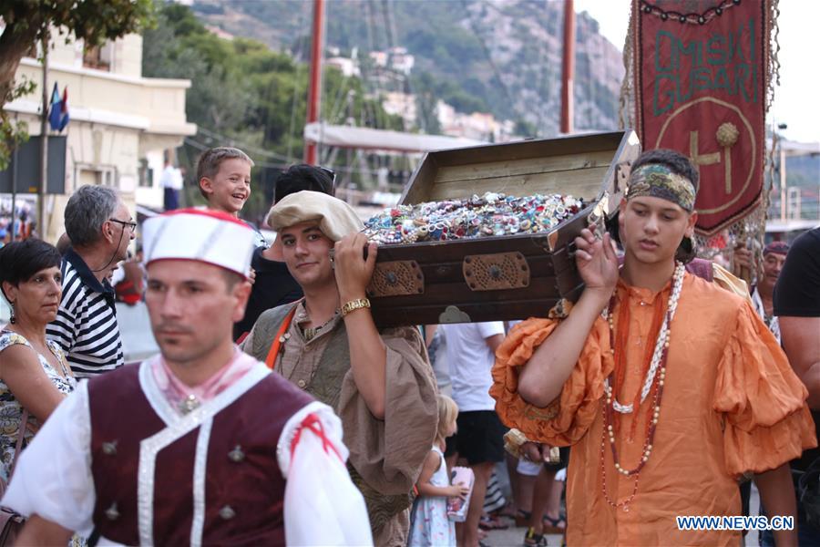 CROATIA-OMIS-PIRATES-BATTLE-REENACT