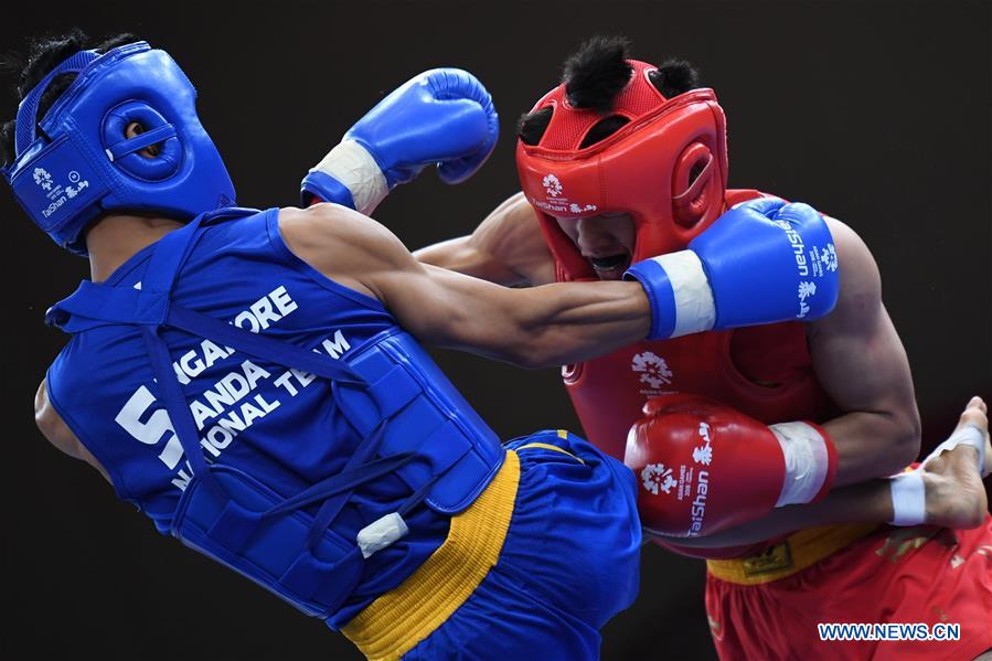 (SP)INDONESIA-JAKARTA-ASIAN GAMES-WUSHU SANDA