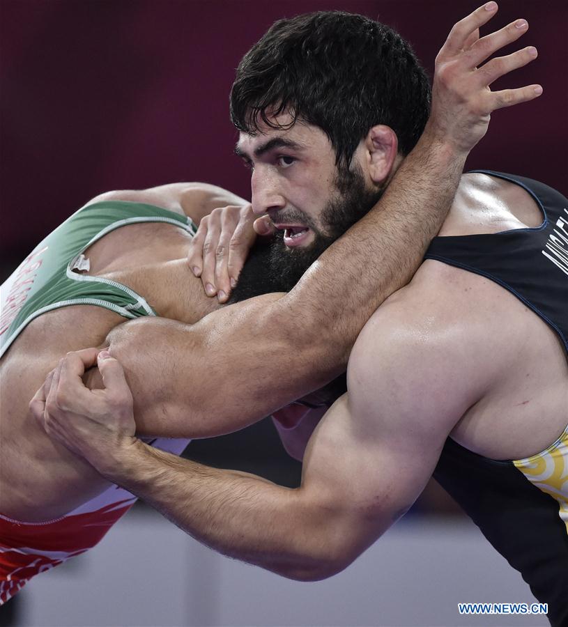 (SP)INDONESIA-JAKARTA-ASIAN GAMES-WRESTLING-MEN'S FREESTYLE 97 KG