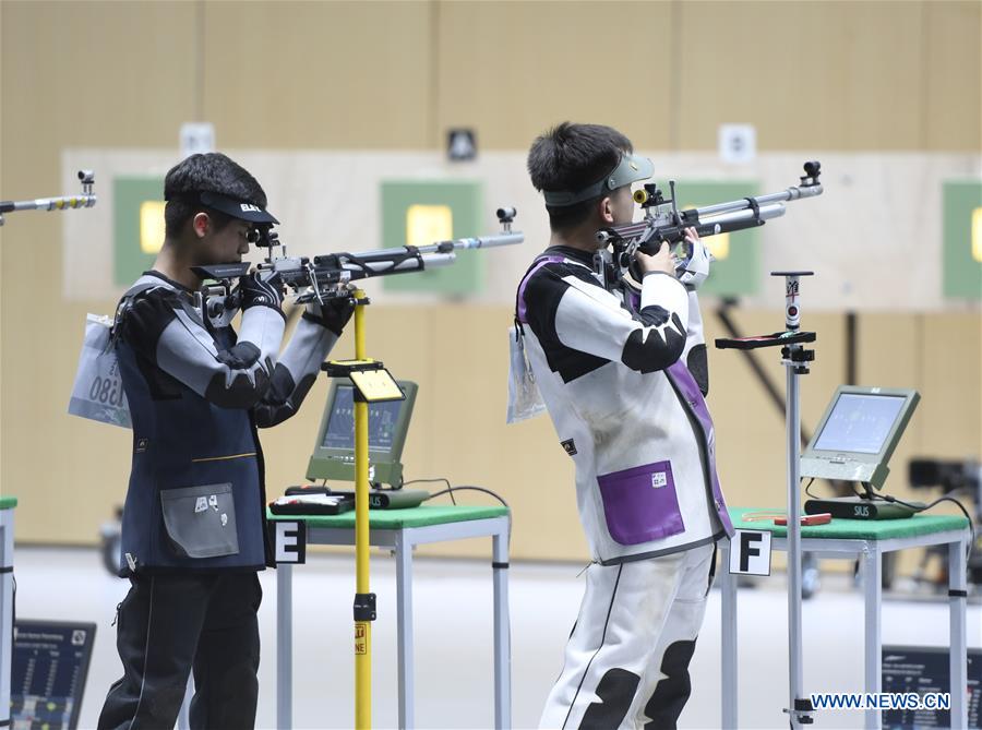 (SP)INDONESIA-PALEMBANG-ASIAN GAMES-SHOOTING-MEN'S 10M AIR RIFLE