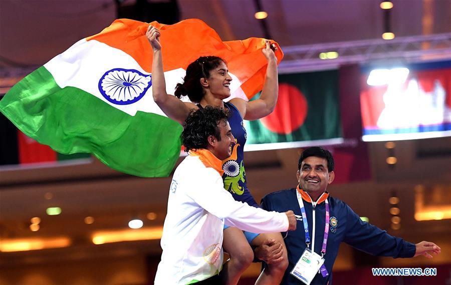 (SP)INDONESIA-JAKARTA-ASIAN GAMES-WRESTLING-WOMEN'S FREESTYLE 50 KG