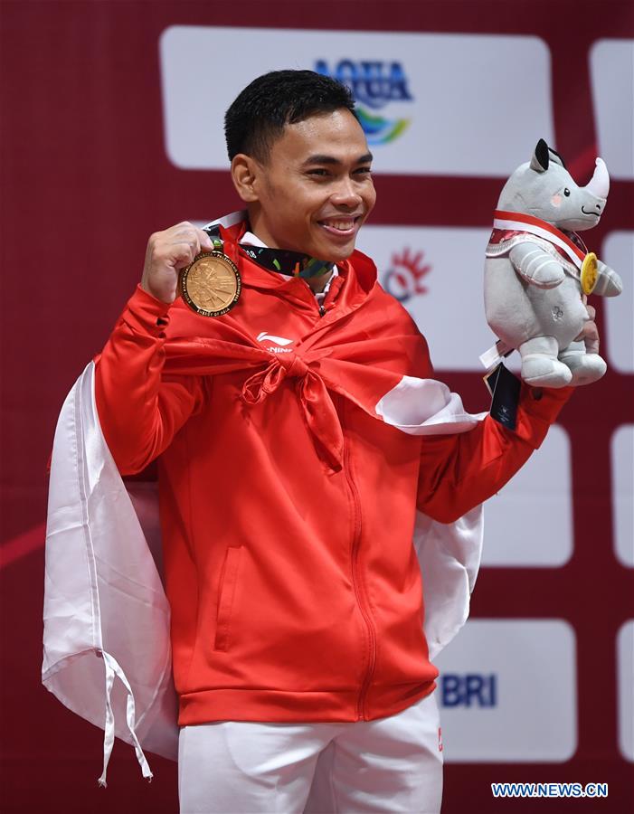 (SP)INDONESIA-JAKARTA-ASIAN GAMES-WEIGHTLIFTING