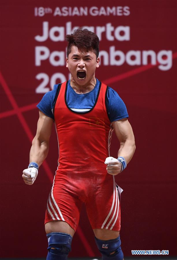 (SP)INDONESIA-JAKARTA-ASIAN GAMES-WEIGHTLIFTING