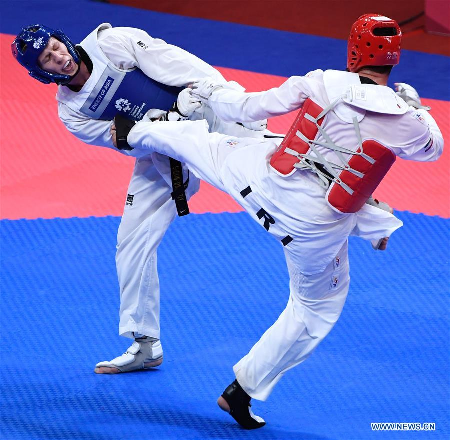 (SP)INDONESIA-JAKARTA-ASIAN GAMES-TAEKWONDO-MEN-80+KG