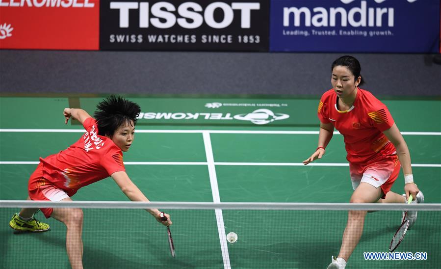 (SP)INDONESIA-JAKARTA-ASIAN GAMES-BADMINTON-WOMEN'S TEAM FINAL