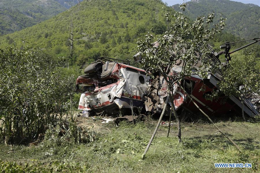 BOSINIA AND HERZEGOVINA-DONJA JABLANICA-TRAIN-COLLISION