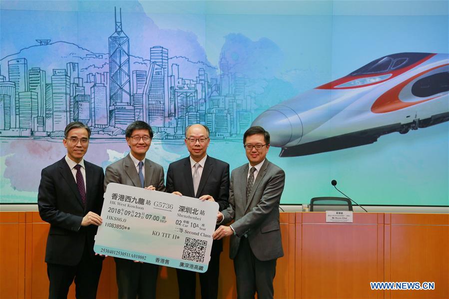 CHINA-HONG KONG-HIGH SPEED RAILWAY-PRESS CONFERENCE (CN)