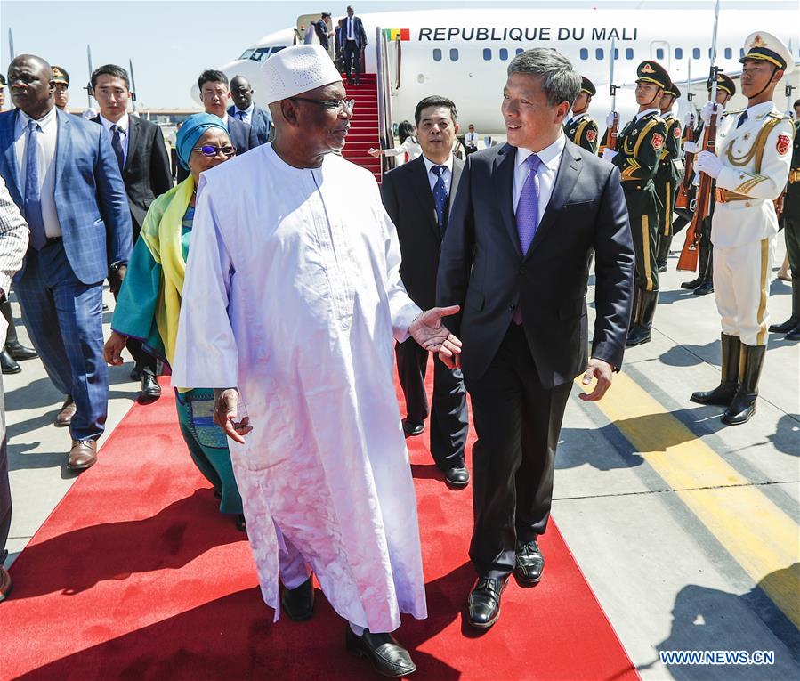 (FOCAC)CHINA-BEIJING-MALIAN PRESIDENT-ARRIVAL (CN)