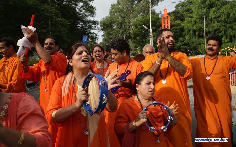 INDIA-CONTROLLED KASHMIR-JAMMU-EVE OF JANMASHTAMI FESTIVAL